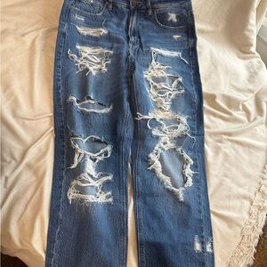 American Eagle Mom Ripped Jeans Size 8